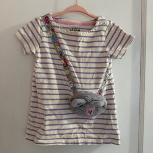 Mini Boden Cat Pocket Appliqué Tunic / size 18/24 months